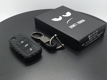 funda llave fibra/silicona con llavero